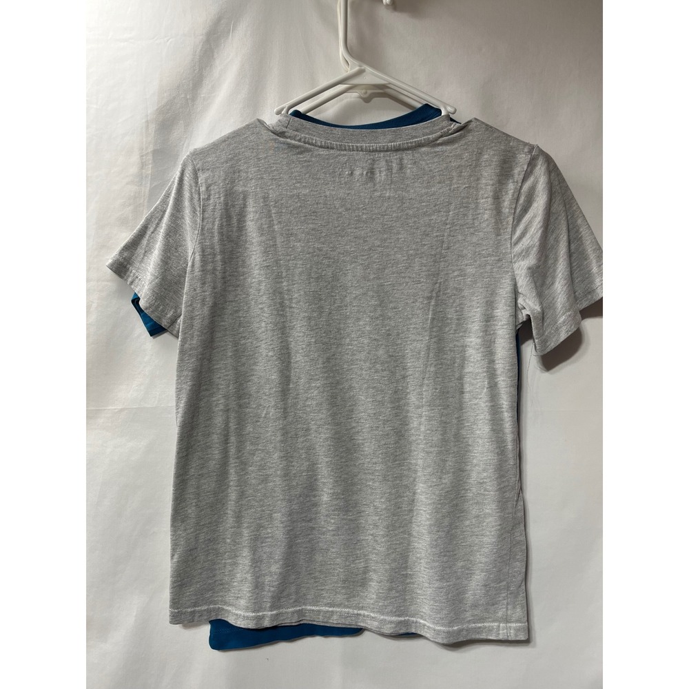 Boys T-Shirt Bundle Abercrombie Nike Champion Blue Gray Charcoal Size L 12-14 - Picture 8 of 8